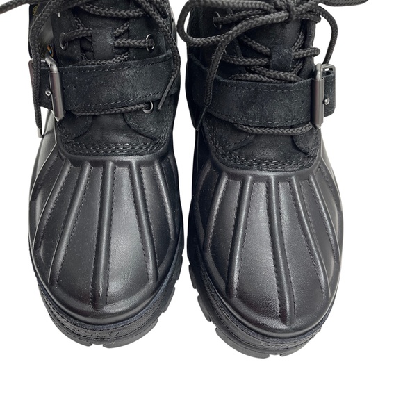 Polo Ralph Lauren Men’s Oslo Low Boot Leather & Suede Black 7D main image 7